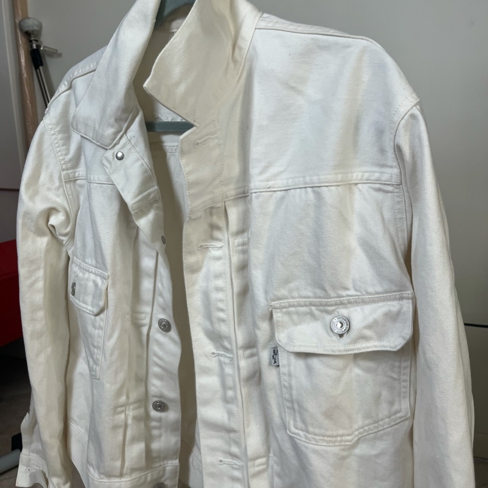 White Denim jacket